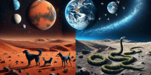Perros en Marte y serpientes en la Luna: explorando la vida extraterrestre