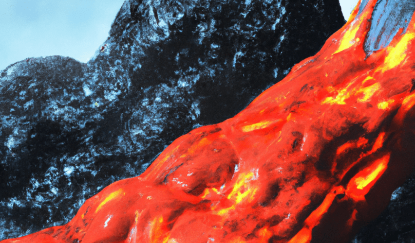 Explosiva batalla en Marte: el asombroso choque entre lava ardiente y hielo escondido