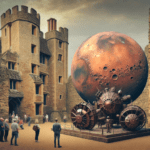 Una escultura de Marte sorprende a los visitantes del castillo de Colchester