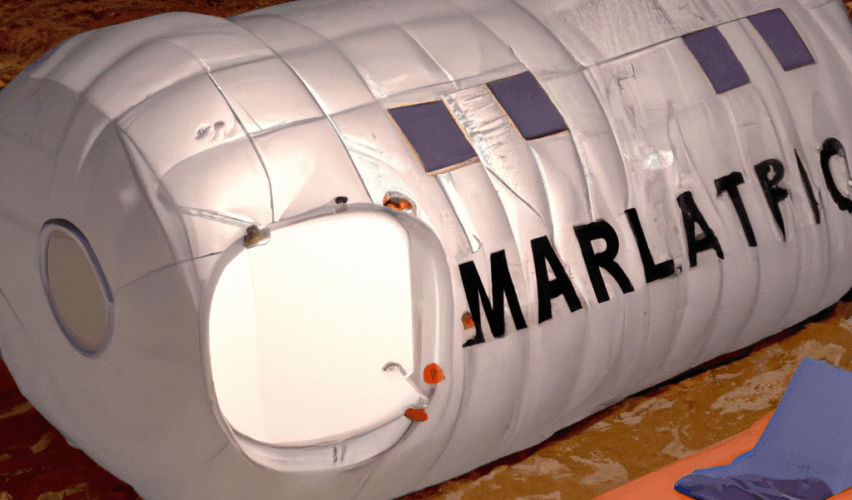 Weirk en Marte descubre que los refugios inflables podrían ser el futuro hogar de los humanos en Marte