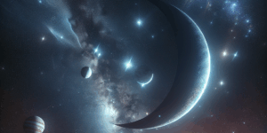 Admira la luna creciente junto a las Pleiades, Júpiter y Marte en el cielo de octubre