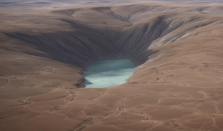 Descubierto en Marte un enigmático valle en forma de herradura que revela antiguos secretos de agua y hielo